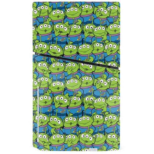 Disney Toy Story Alien Collage PS5 Slim Disk Console Skin