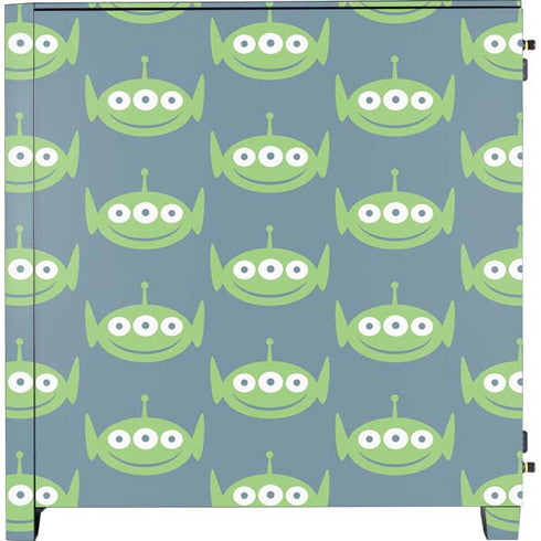 Disney Toy Story Alien Pattern Corsair 4000D Tempered Glass Mid-Tower ATX Case Skin