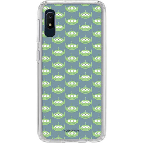 Disney Toy Story Alien Pattern Galaxy A10e Clear Case