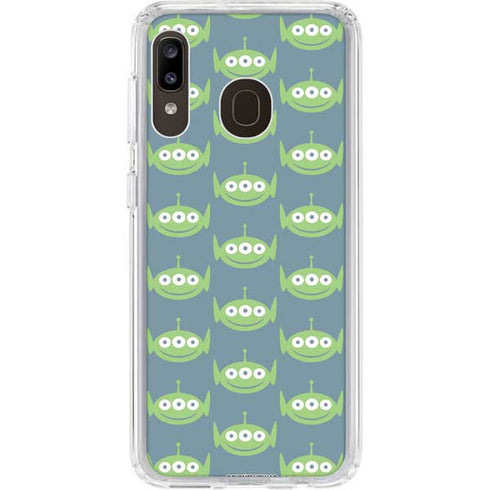 Disney Toy Story Alien Pattern Galaxy A20 Clear Case
