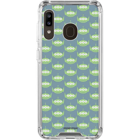 Disney Toy Story Alien Pattern Galaxy A30 Clear Case