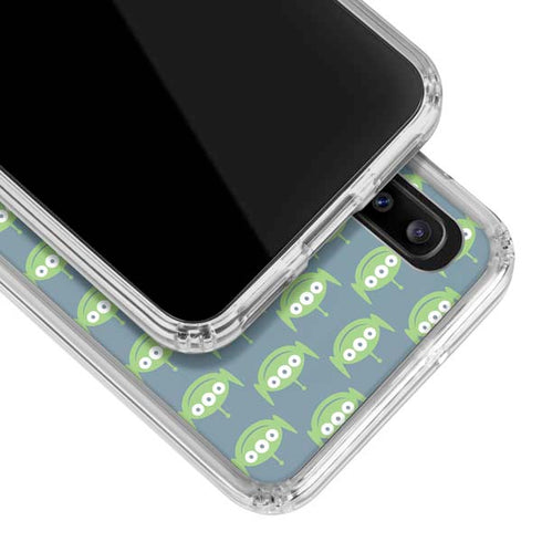 Disney Toy Story Alien Pattern Galaxy A30 Clear Case