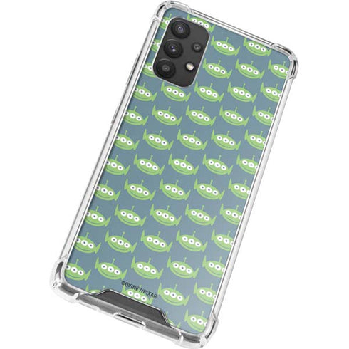 Disney Toy Story Alien Pattern Galaxy A32 5G Clear Case
