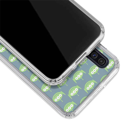 Disney Toy Story Alien Pattern Galaxy A50 Clear Case