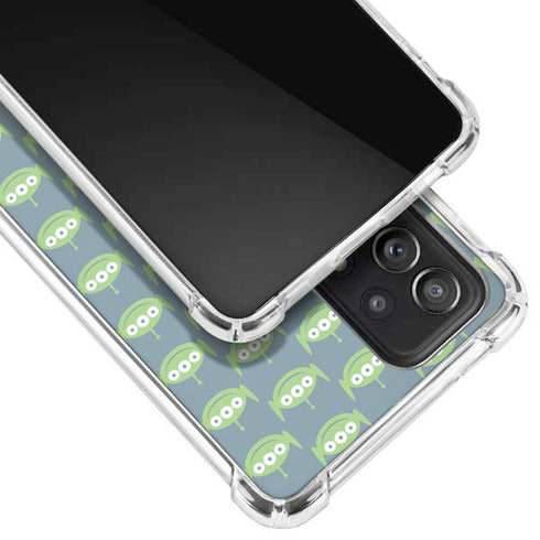 Disney Toy Story Alien Pattern Galaxy A52 5G Clear Case