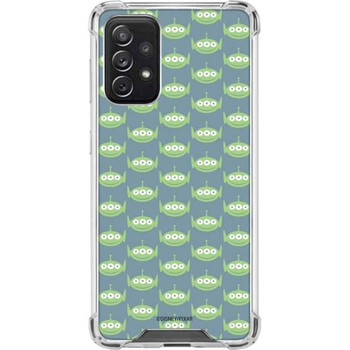 Disney Toy Story Alien Pattern Galaxy A72 5G Clear Case