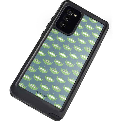 Disney Toy Story Alien Pattern Galaxy Note20 5G Waterproof Case