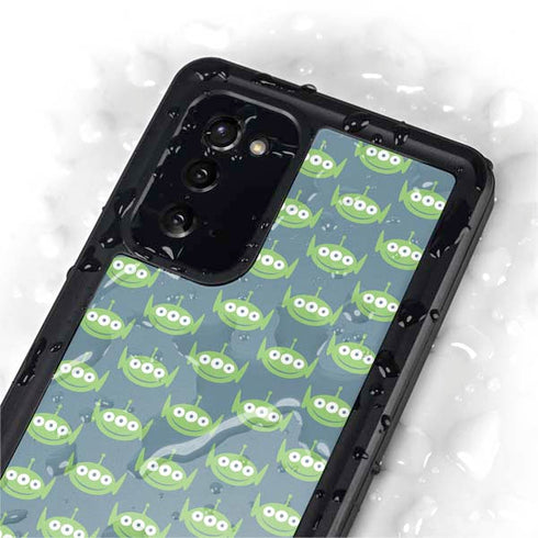 Disney Toy Story Alien Pattern Galaxy Note20 5G Waterproof Case