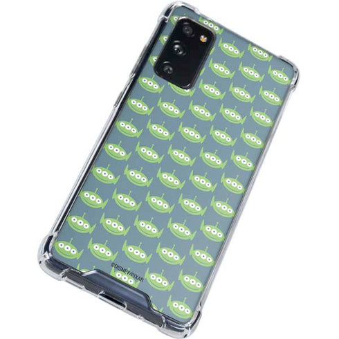 Disney Toy Story Alien Pattern Galaxy S20 FE Clear Case
