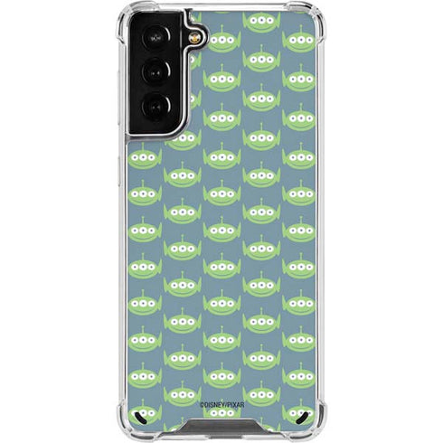Disney Toy Story Alien Pattern Galaxy S21 Plus 5G Clear Case