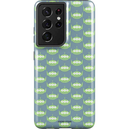 Disney Toy Story Alien Pattern Galaxy S21 Ultra 5G Pro Case