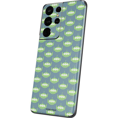 Disney Toy Story Alien Pattern Galaxy S21 Ultra 5G Skin