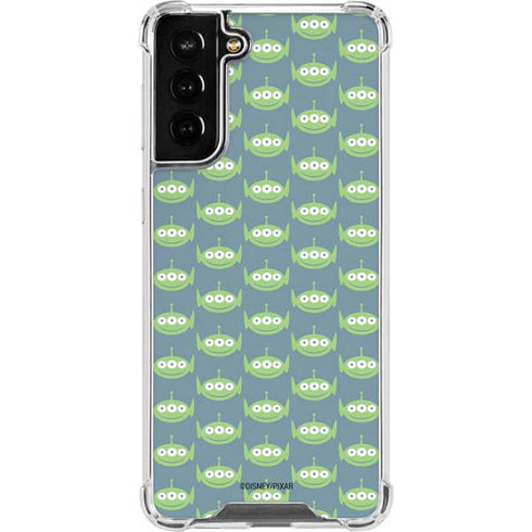 Disney Toy Story Alien Pattern Galaxy S22 Plus Clear Case
