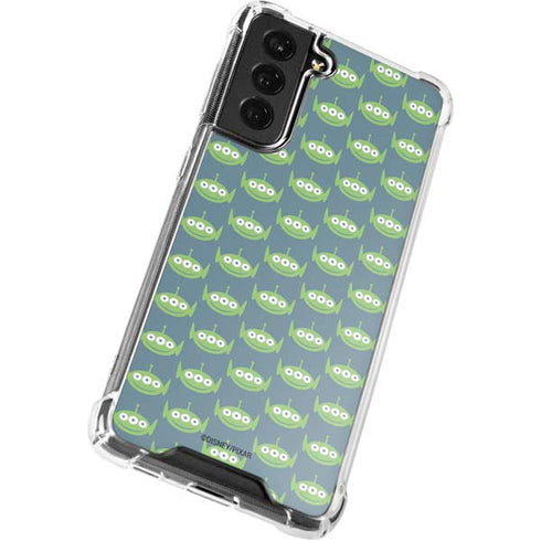 Disney Toy Story Alien Pattern Galaxy S22 Plus Clear Case