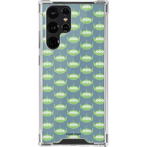 Disney Toy Story Alien Pattern Galaxy S22 Ultra Clear Case