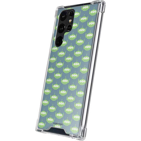Disney Toy Story Alien Pattern Galaxy S22 Ultra Clear Case