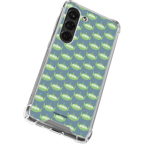 Disney Toy Story Alien Pattern Galaxy S23 Clear Case