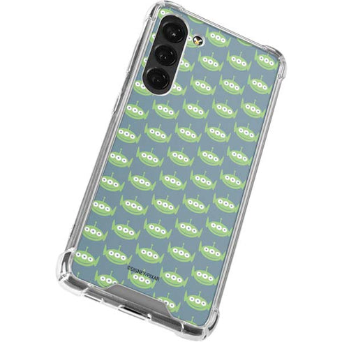 Disney Toy Story Alien Pattern Galaxy S23 Plus Clear Case