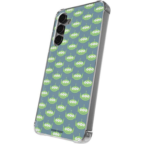 Disney Toy Story Alien Pattern Galaxy S24 Plus Clear Case