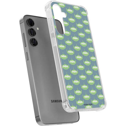 Disney Toy Story Alien Pattern Galaxy S24 Plus Clear Case