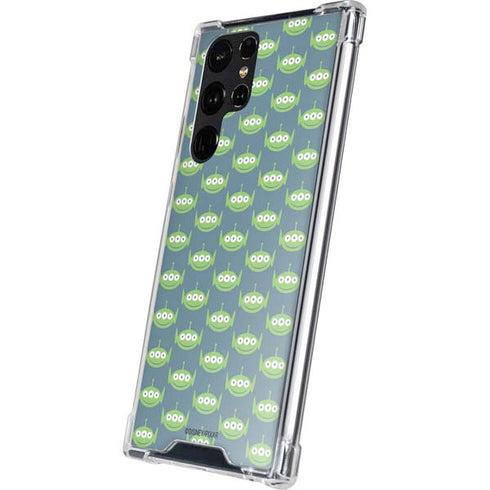 Disney Toy Story Alien Pattern Galaxy S24 Ultra Clear Case