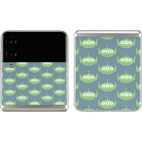 Disney Toy Story Alien Pattern Galaxy Z Flip3 5G Skin