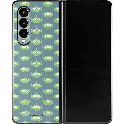 Disney Toy Story Alien Pattern Galaxy Z Fold3 5G Skin