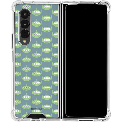 Disney Toy Story Alien Pattern Galaxy Z Fold4 5G Clear Case