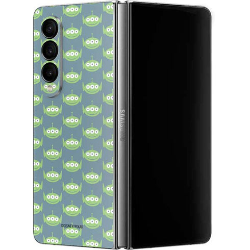 Disney Toy Story Alien Pattern Galaxy Z Fold4 5G Skin