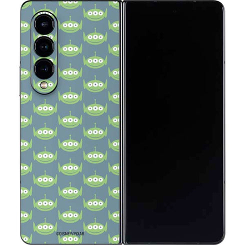 Disney Toy Story Alien Pattern Galaxy Z Fold4 5G Skin