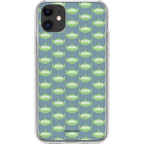 Disney Toy Story Alien Pattern iPhone 11 Clear Case