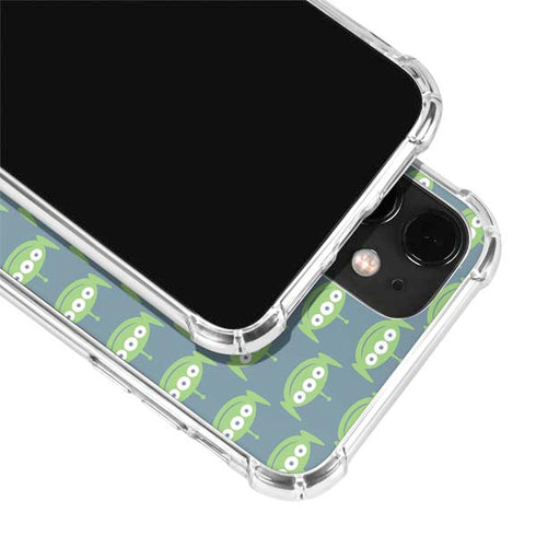 Disney Toy Story Alien Pattern iPhone 12 Clear Case