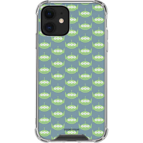 Disney Toy Story Alien Pattern iPhone 12 Mini Clear Case