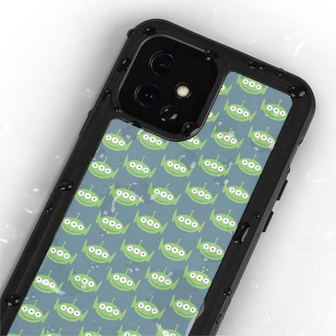 Disney Toy Story Alien Pattern iPhone 12 Mini Waterproof Case