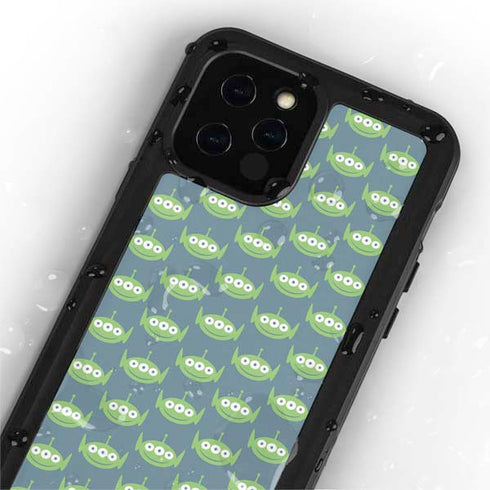Disney Toy Story Alien Pattern iPhone 12 Pro Waterproof Case