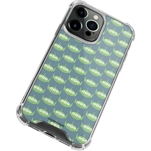 Disney Toy Story Alien Pattern iPhone 13 Pro Clear Case