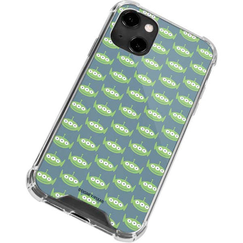 Disney Toy Story Alien Pattern iPhone 14 Clear Case