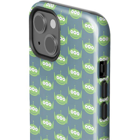 Disney Toy Story Alien Pattern iPhone 15 Plus Impact Case