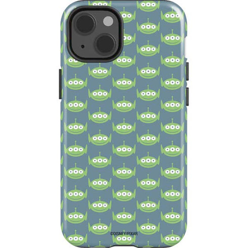 Disney Toy Story Alien Pattern iPhone 15 Impact Case