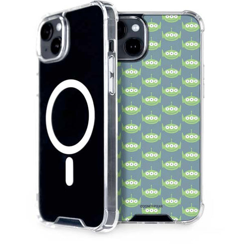 Disney Toy Story Alien Pattern iPhone 15 Plus MagSafe Case