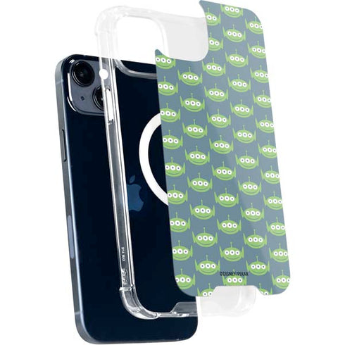 Disney Toy Story Alien Pattern iPhone 15 Plus MagSafe Case