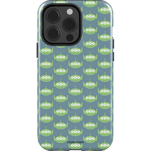 Disney Toy Story Alien Pattern iPhone 15 Pro Impact Case