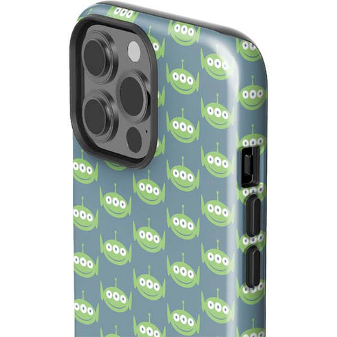 Disney Toy Story Alien Pattern iPhone 14 Pro Max Impact Case