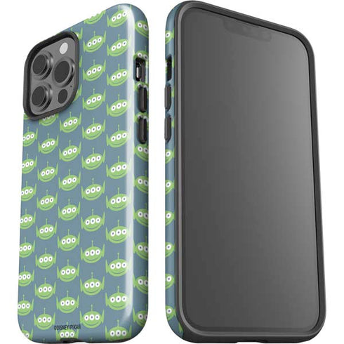 Disney Toy Story Alien Pattern iPhone 15 Pro Max Impact Case