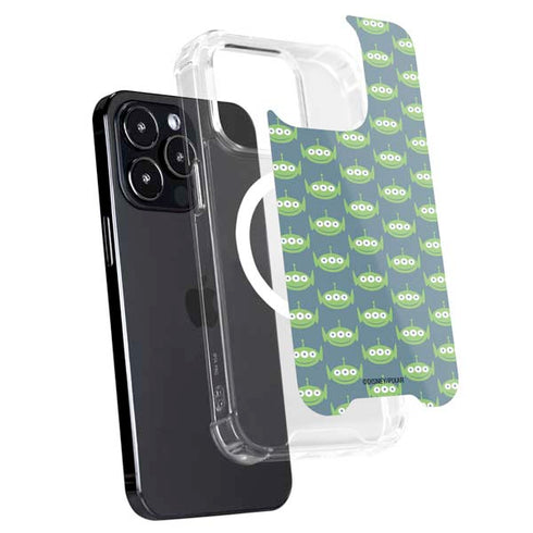 Disney Toy Story Alien Pattern iPhone 14 Pro Max MagSafe Case