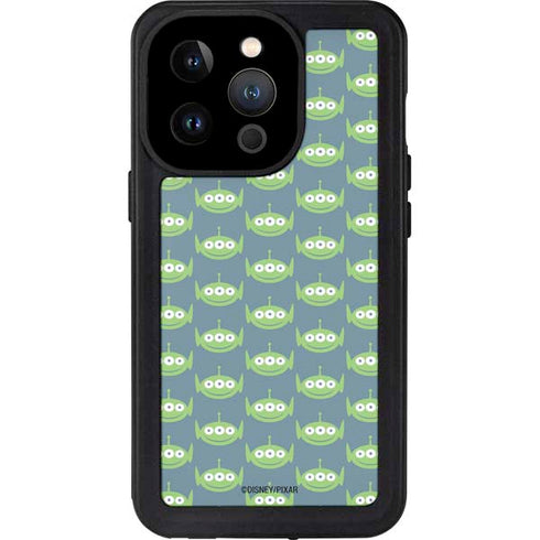 Disney Toy Story Alien Pattern iPhone 14 Pro Waterproof Case