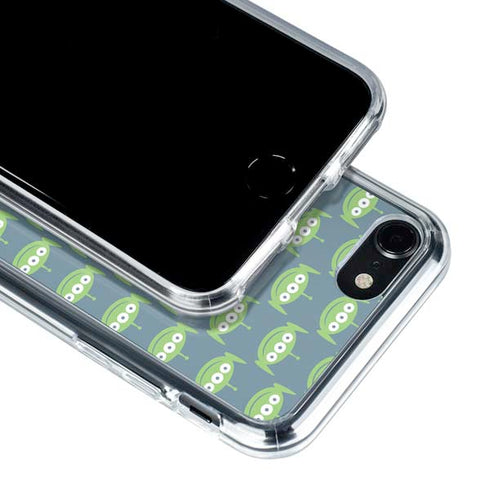 Disney Toy Story Alien Pattern iPhone SE (2nd & 3rd Gen) Clear Case