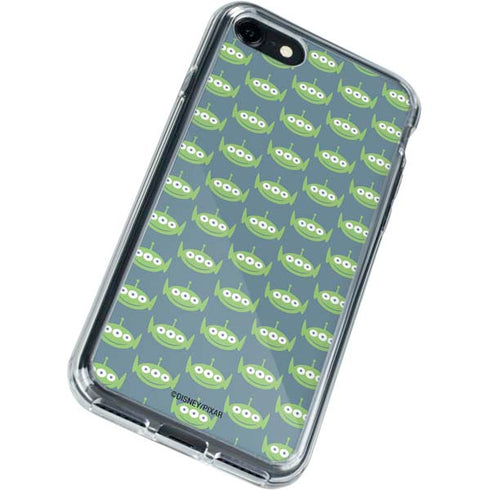 Disney Toy Story Alien Pattern iPhone SE (2nd & 3rd Gen) Clear Case