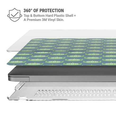 Disney Toy Story Alien Pattern MacBook Pro 16in (2021-25) Case plus Skin