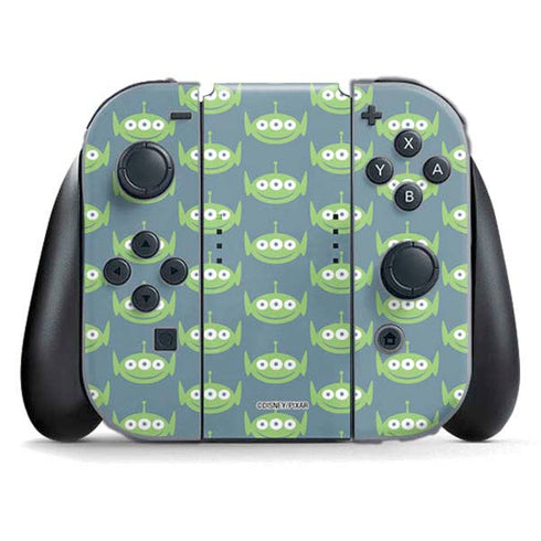 Disney Toy Story Alien Pattern Nintendo Switch (2017-2021) Joy-Con Controller Skin